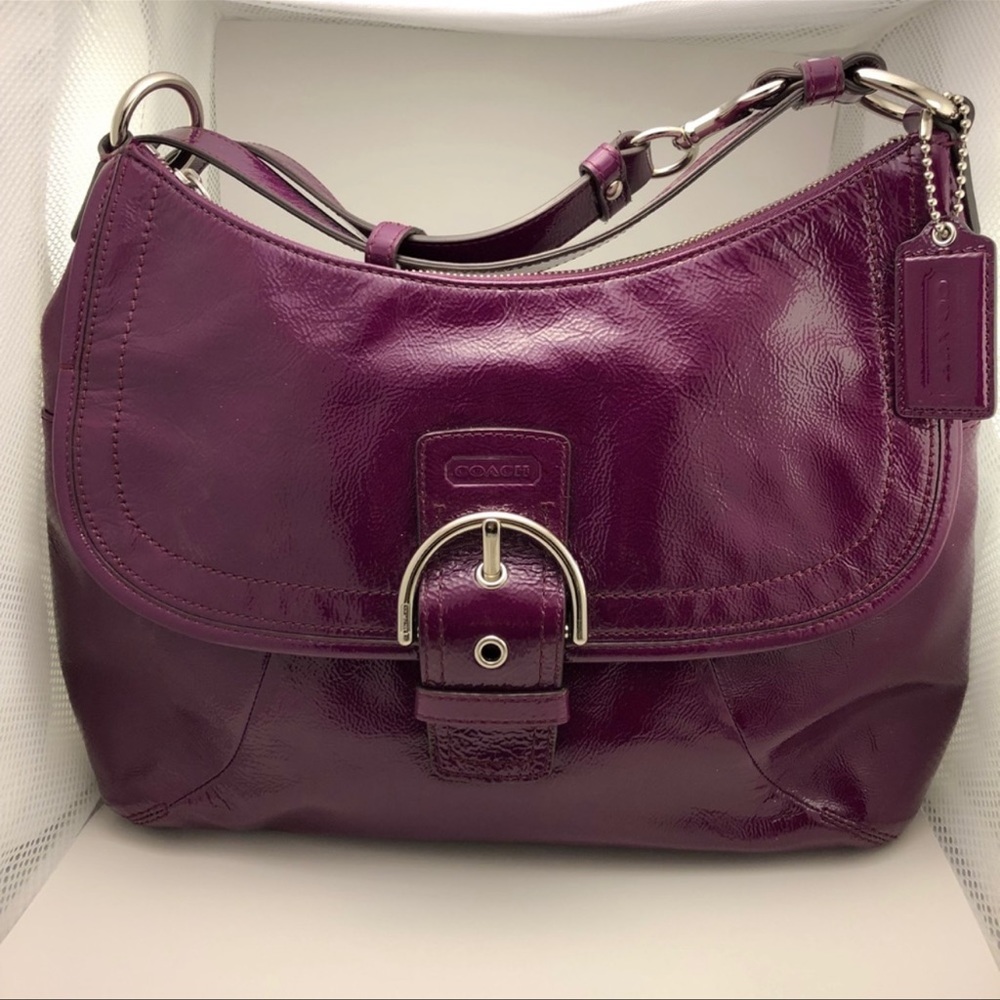 Coach SOHO patent leather shoulder bag